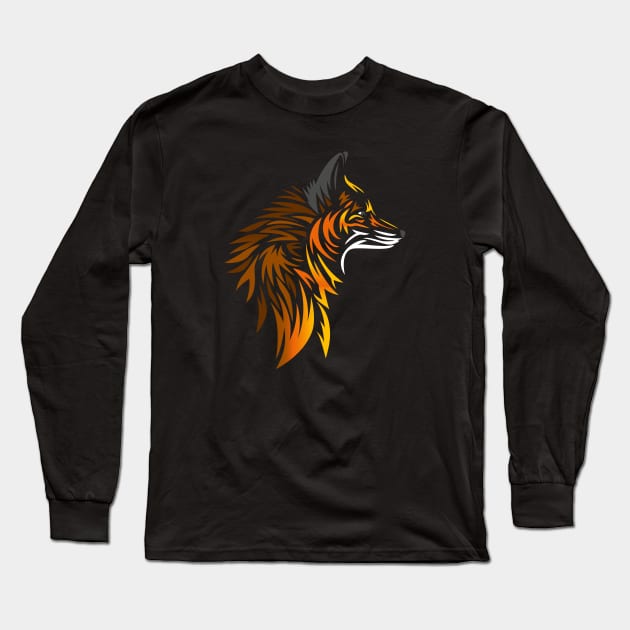 The Fox Long Sleeve T-Shirt by NeoNeTech